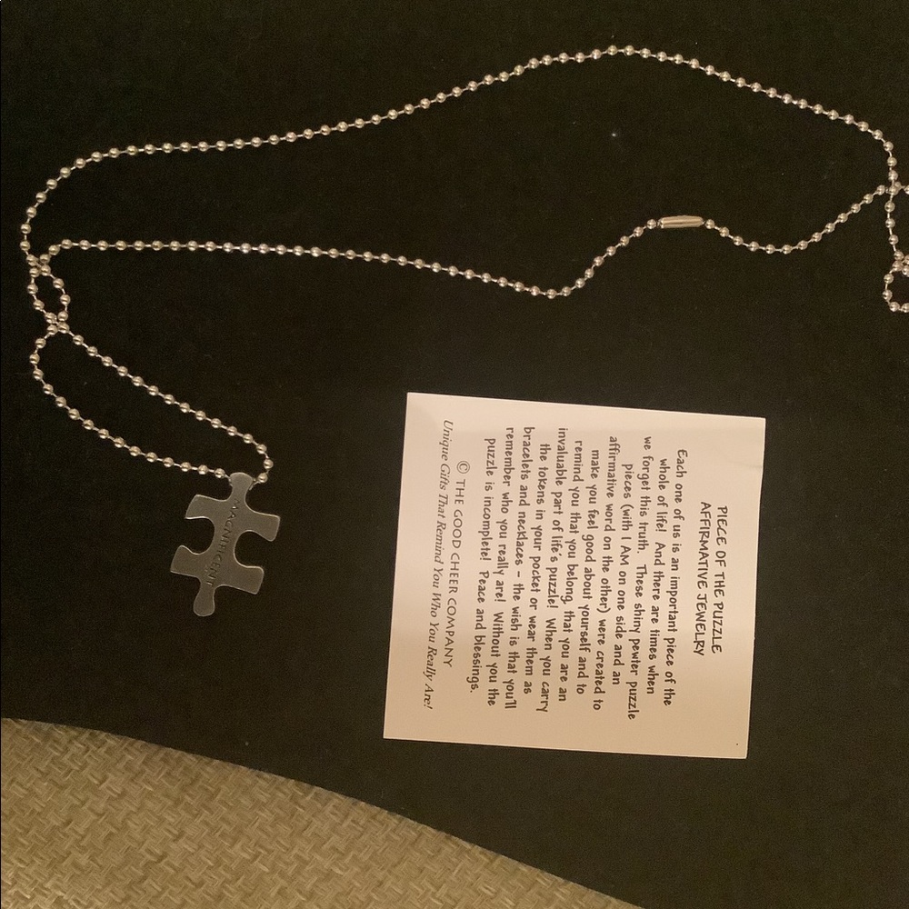 Piece of the Puzzle Affirmative jewelry
